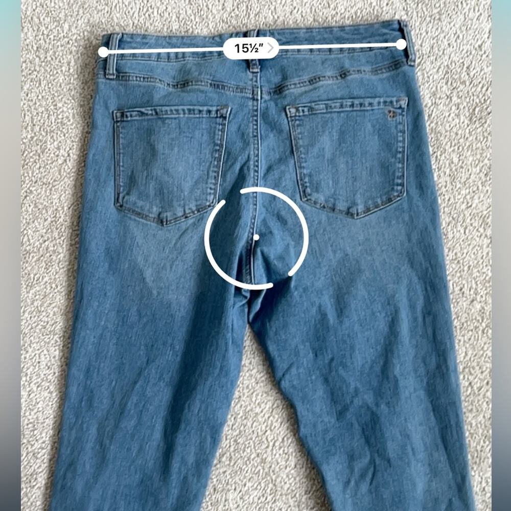 Jessica Simpson Jeans Women’s Skinny Ankle Light Wash Pants Size 12 - Picture 9 of 10